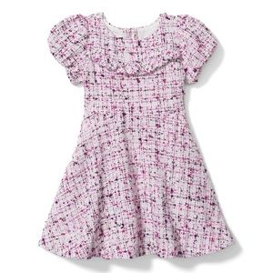 Purple Boucle Tweed Janie and Jack Dress
